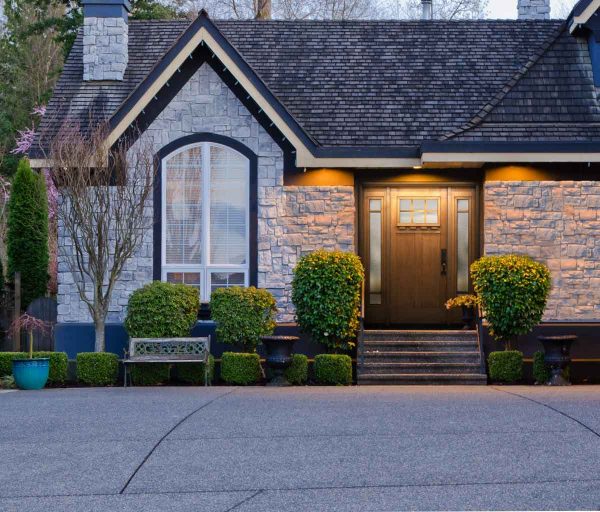 A Rustic Entryway