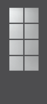 Exterior Door Glass – Modern Simulated Divided Lites Exterior Door Glass – Modern Simulated Divided Lites