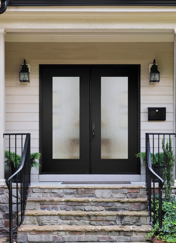 Black Double Door