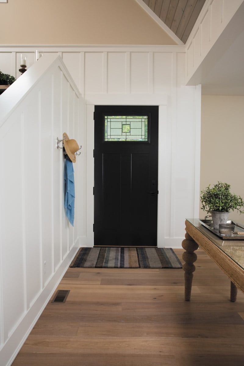 Black and White Entryway