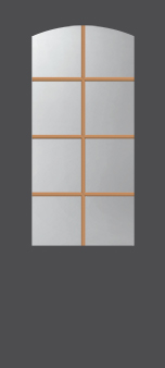 Exterior Door Glass – Simulated Divided Lites Exterior Door Glass – Simulated Divided Lites
