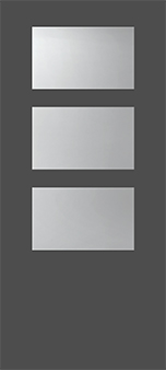 Exterior Door Glass – Modern Wide Simulated Divided Lites Exterior Door Glass – Modern Wide Simulated Divided Lites