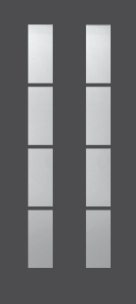 Exterior Door Glass – Modern Simulated Divided Lites Exterior Door Glass – Modern Simulated Divided Lites